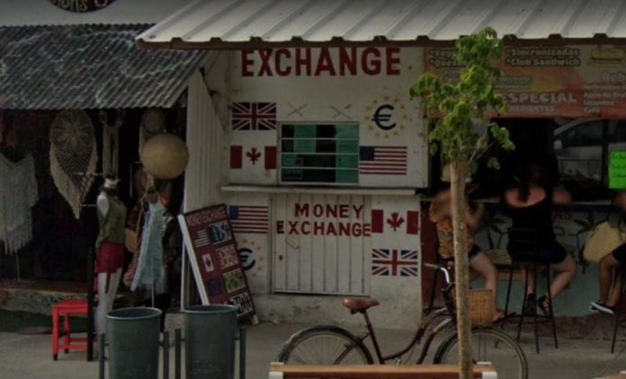 Una casa de cambio denominada 