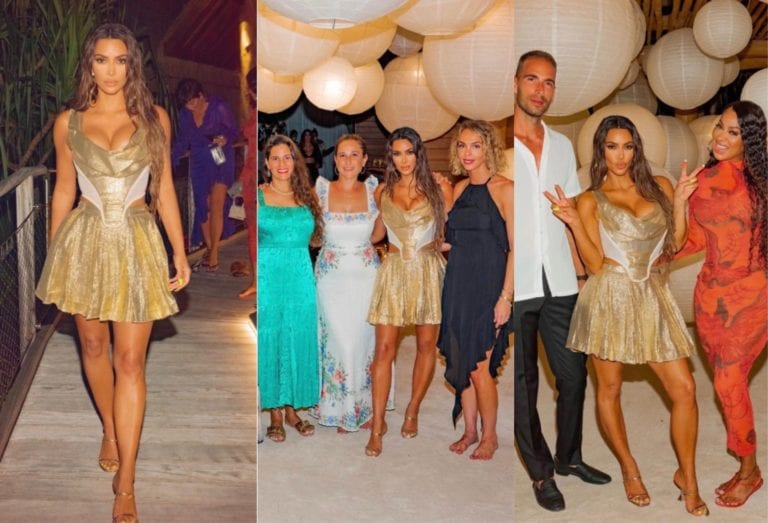 Kim Kardashian celebra sus 40 años en fiesta libre de Covid en isla privada