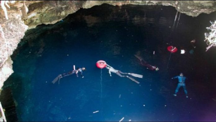 El cenote Xpakay ha visto cómo aumenta su nivel del agua debido a los fenómenos meteorológicos
