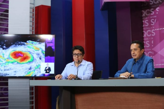 El Comité de Protección Civil seguirá la evolución del huracán “Zeta” y su trayectoria hasta que salga del territorio quintanarroense.