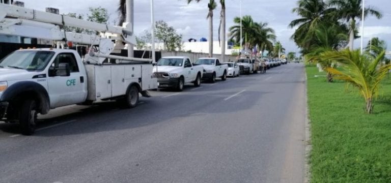 CFE anuncia operativo especial ante llegada de “Zeta” a Quintana Roo