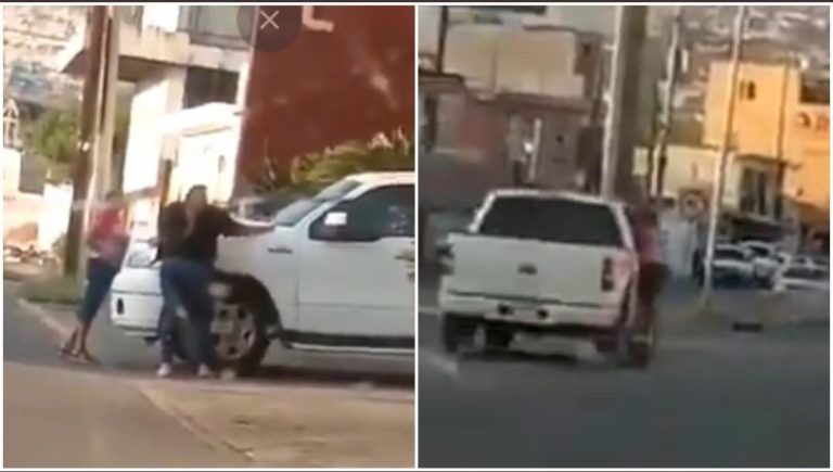 Esposa cacha a marido infiel y lo espera a la afueras de un motel