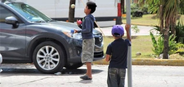 Detectan zonas de explotación infantil en Cancún con niños de otros estados