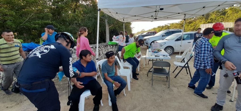 Se trata de: Andrés Castro Martínez de 51 años, Benjamín Nahuat de 27 años, Héctor Abel de 15 años y Marcelo Cohuo de 39 años.