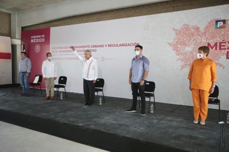 AMLO visita Playa del Carmen