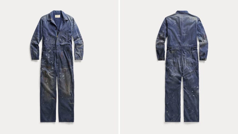 ¿A la moda? Ralph Lauren lanzó overol para caballeros manchado de pintura