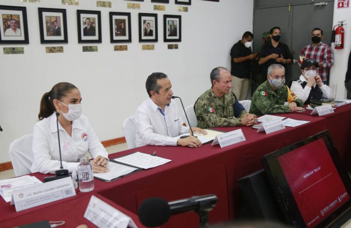 Mara Lezama, agradeció el respaldo del gobierno federal para atender dicha emergencia.