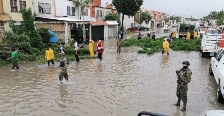 afectación por tormenta