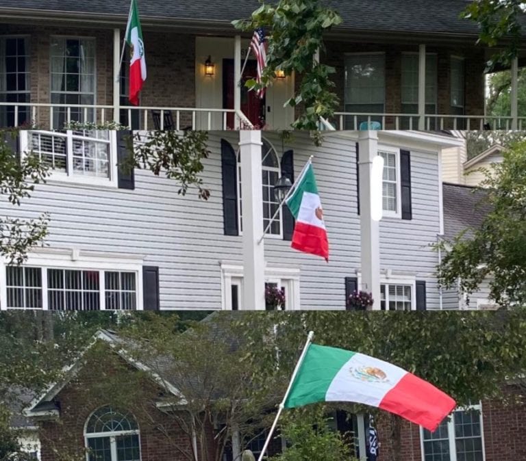 Amenazan a familia por colocar en su casa una bandera de México en Estados Unidos