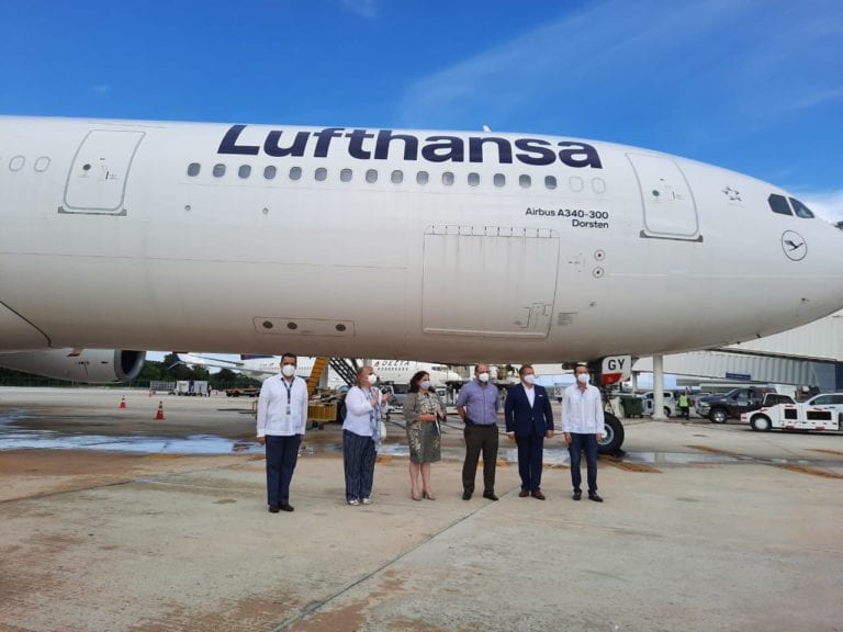 Cancún vuelve a conectarse a Europa, con llegada del primer vuelo de Frankfurt