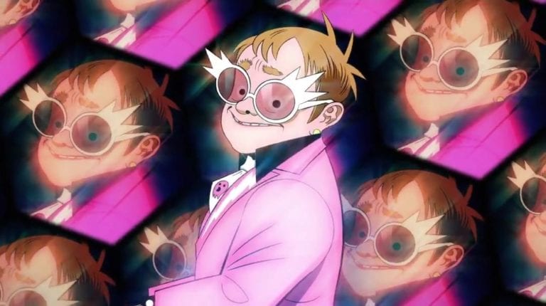 Video: Gorillaz y Elton John estrenan una canción: “The Pink Phantom”