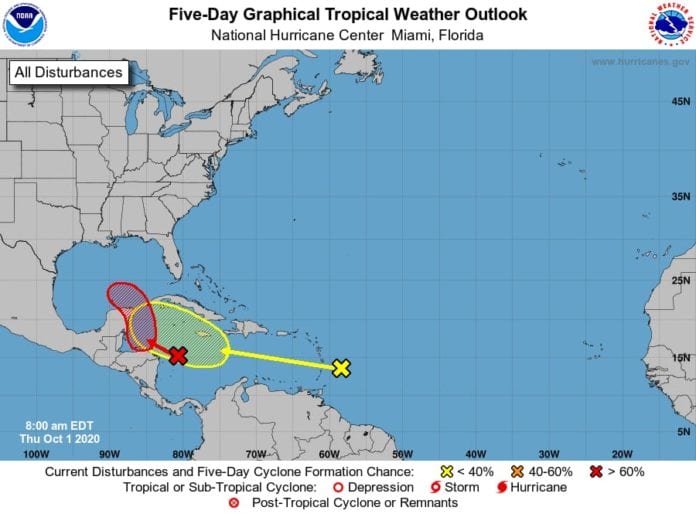 Está a punto de formarse una depresión tropical frente a costas de Quintana Roo