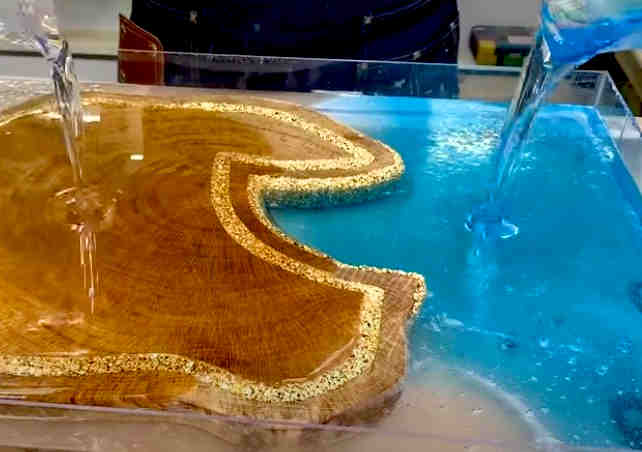 trabajo con resina epoxi