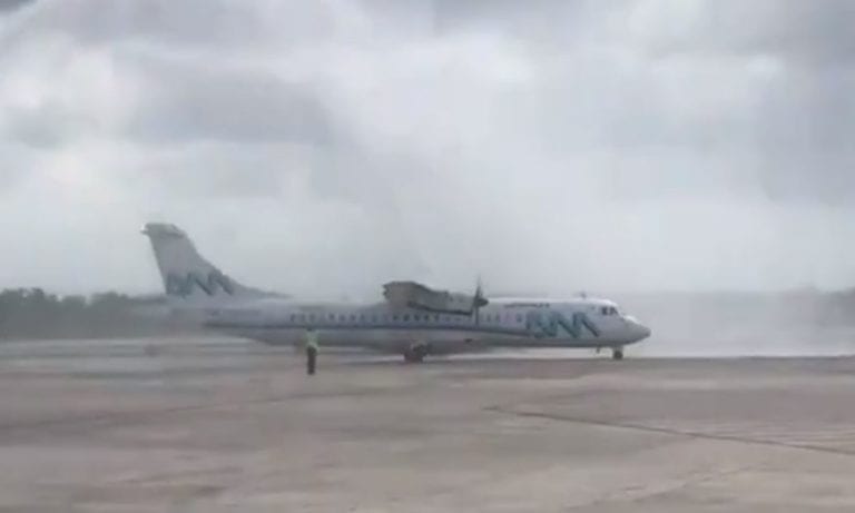 Aeromar retoma conexión Cancún-La Habana con vuelo inaugural