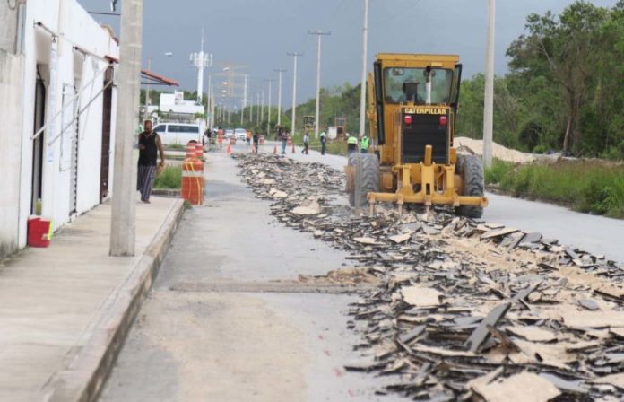 Continúan las mejoras en la Zetina Gasca de Puerto Morelos