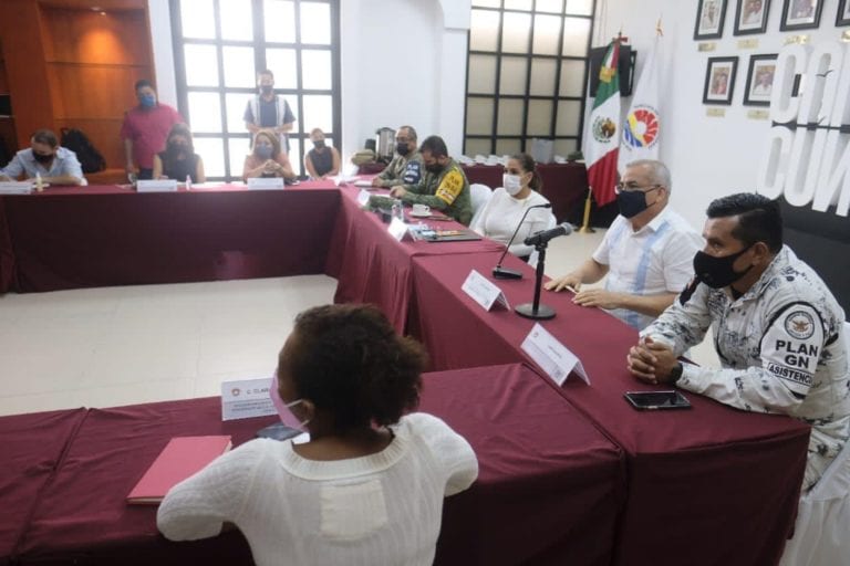 Funcionarios de los tres órdenes de gobierno participaron en la instalación de la mesa de coordinación para el protocolo de libre expresión, con el fin de establecer las estrategias de seguridad que garanticen la integridad de los asistentes a las manifestaciones sociales que se puedan dar en Cancún.