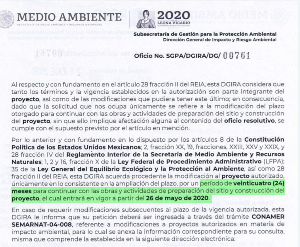 La empresa española RIU Hotels and Resorts, informó que lejos de lo que promuevan otros actores por intereses propios, el Proyecto Riu Riviera Cancun tiene Manifestación de Impacto Ambiental vigente hasta 2022.