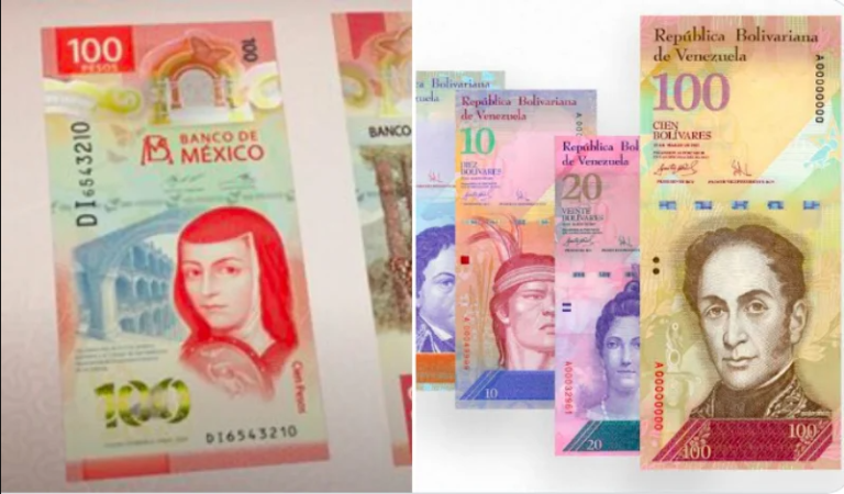 Comparan nuevo billete de 100 pesos con bolívar de Venezuela; se desata la polémica