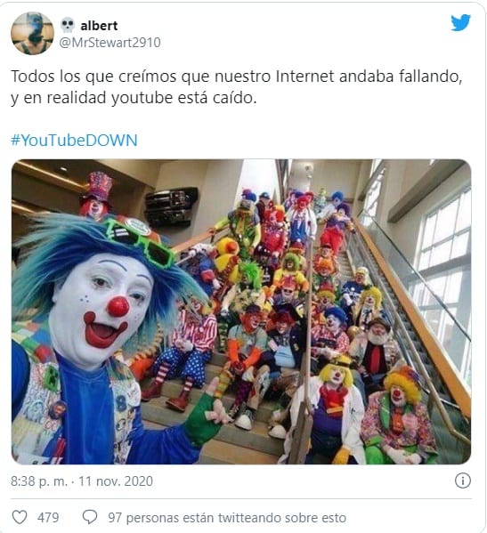 Foto: (Capture de pantalla) La plataforma informó que parte de su equipo está al tanto del problema y está trabajando para solucionarlo