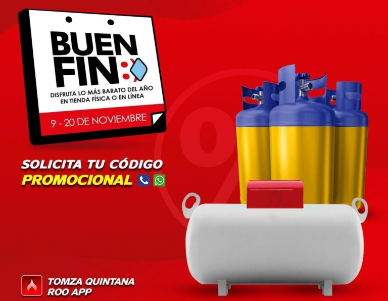 Conoce las ofertas que tiene Gas Tomza por el Buen Fin