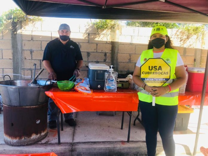 Siguen las brigadas invitando a la gente a que se cuide en Puerto Morelos
