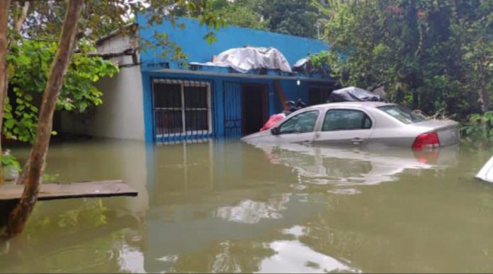 Así se ve Macuspana, Tabasco luego de las lluvias que la han dejado inundada