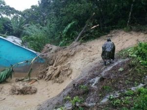 Deslaves en Guatemala causados por "Eta"