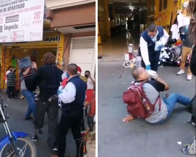 Video: Luchadores dan ‘sillazos’ para que la gente use el cubrebocas y se vuelven virales