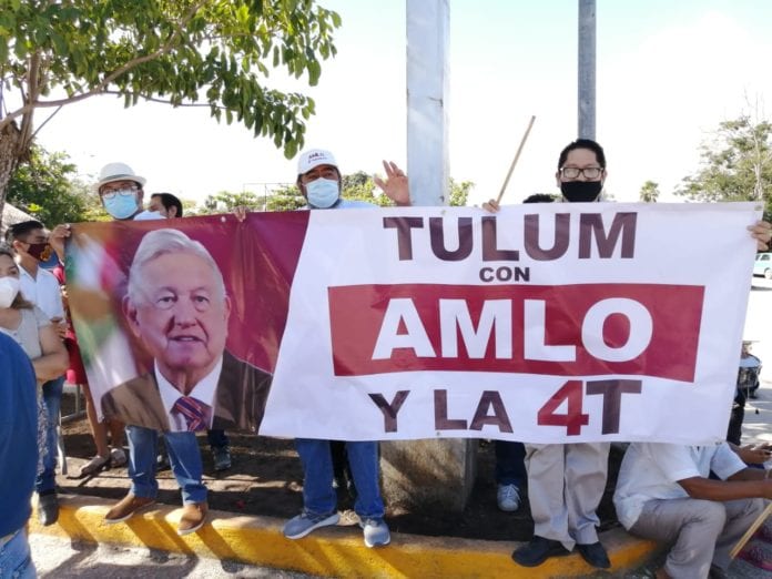 AMLO en Tulum