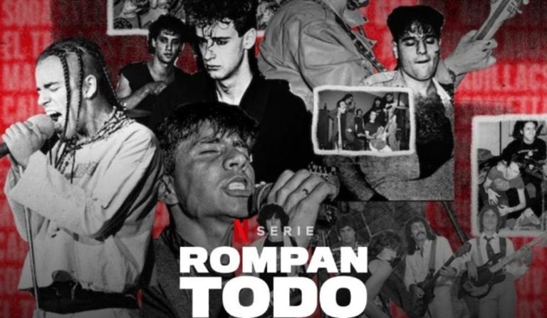 Hoy se ha estrenado "Rompan Todo", la nueva serie de Netflix y que habla sobre el rock en español de las últimas décadas