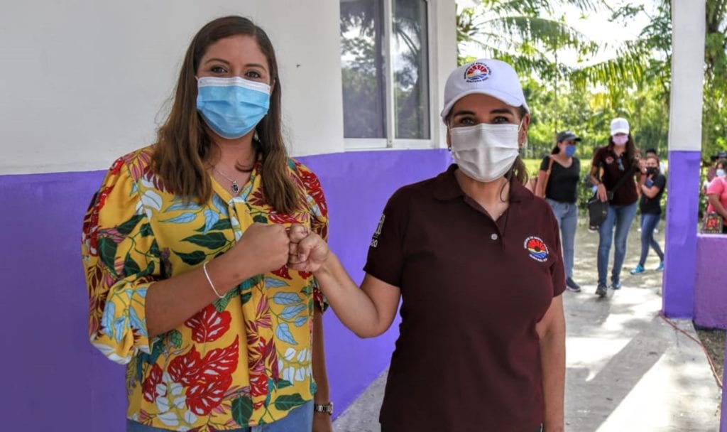 La Presidente Municipal Mara Lezama visitó esa zona con todas las medidas sanitarias,  ahí platicó con la gente y les anunció que con la apertura de servicios en esta caseta rehabilitada en Avante, se da cumplimiento a la delimitación de ocho polígonos marcados como zonas de alta incidencia por parte de la Comisión Nacional para Prevenir y Erradicar la Violencia Contra las Mujeres (CONAVIM).