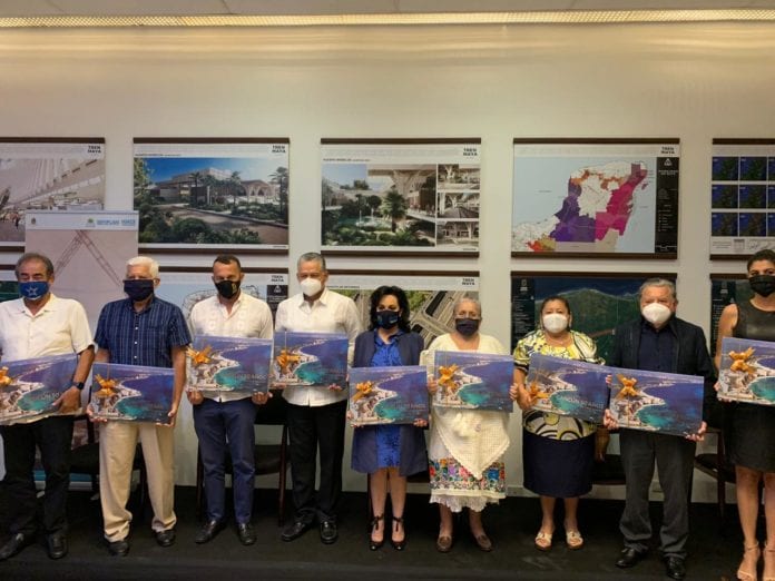 El Fondo Nacional de Fomento al Turismo (Fonatur) recibió la primera edición del libro “50 Aniversario de Cancún: una Visión Cartográfica’’ por parte del Gobierno del Estado de Quintana Roo a través de la Secretaría de Finanzas y Planeación y el Instituto Geográfico y Catastral del Estado.