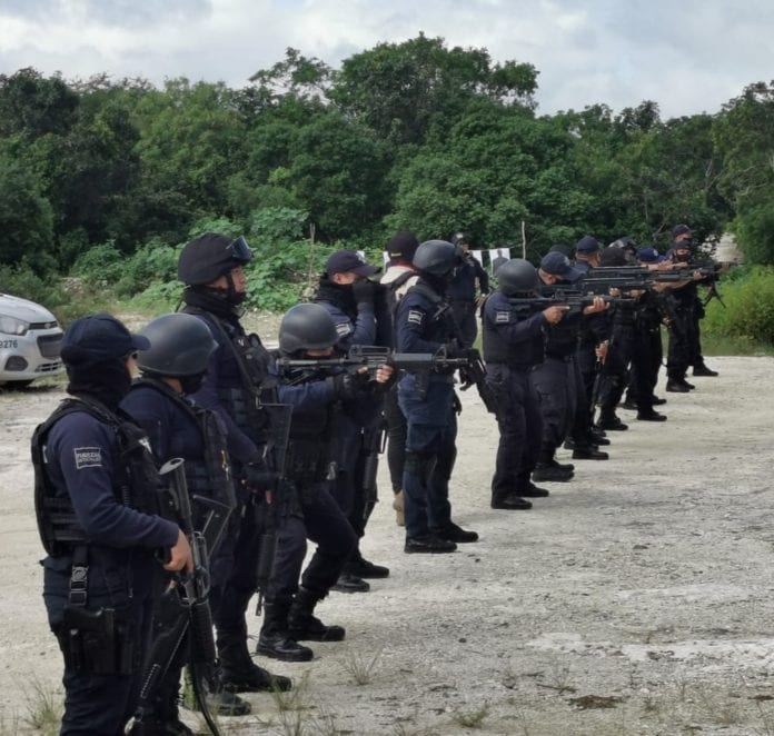 Entrenamiento de Policía de Tulum