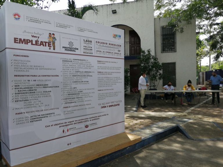 Más de 38 mil personas se benefician con programa “Empléate” en Cancún
