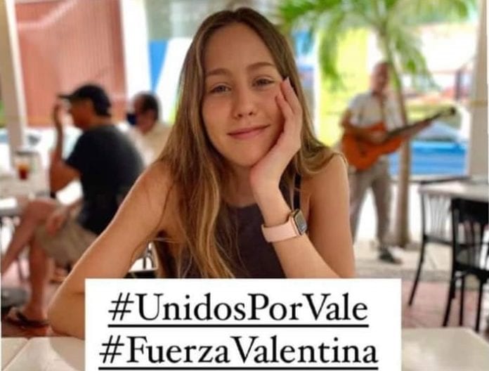Valentina ya fue operada.