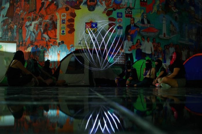 Dos meses viviendo en el Congreso; las feministas de Quintana Roo.