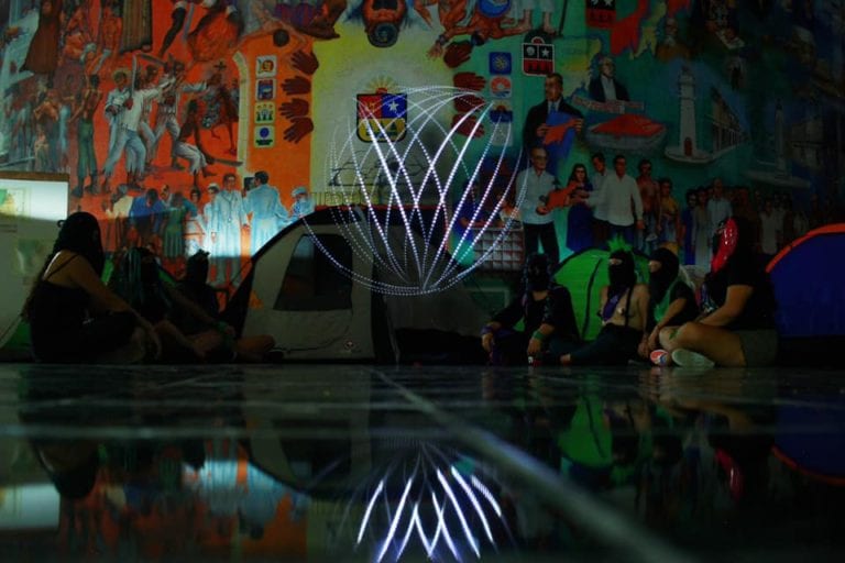 Dos meses viviendo en el Congreso; las feministas de Quintana Roo.