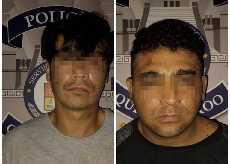 Detienen a “parejita” de mariguanos en Tulum