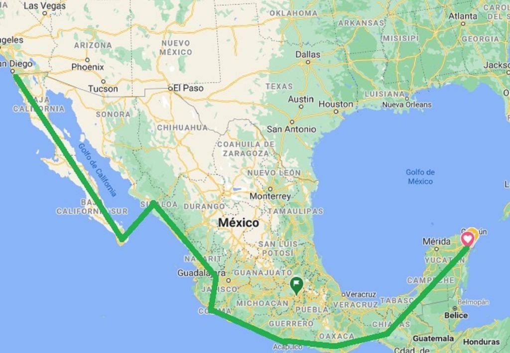 Será en abril cuando inicie esta aventura que está pensada como un viaje padres e hijo, al estar cerca la mayoría de edad de este último.