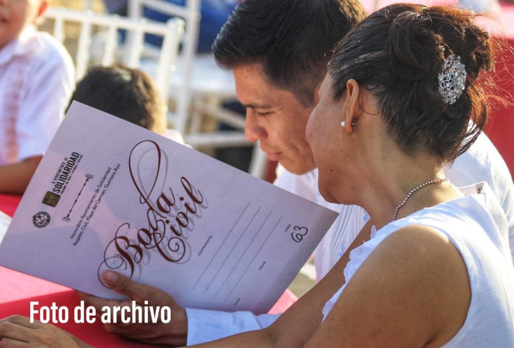 Las bodas colectivas en Playa del Carmen se harán siguiendo todos los protocolos sanitarios