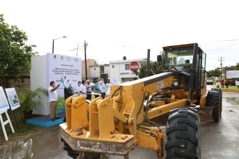 Inician obras de ampliación de la avenida Isla Cancún, en Chetumal