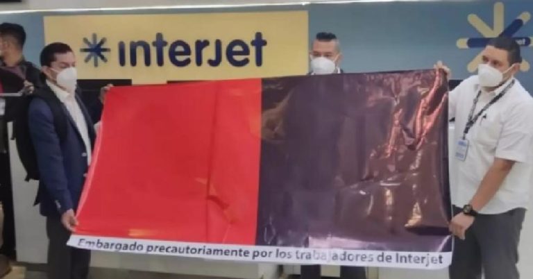 Tras cuatro meses sin recibir su sueldo, hoy se fueron a huelga a nivel nacional los trabajadores de la empresa Interjet