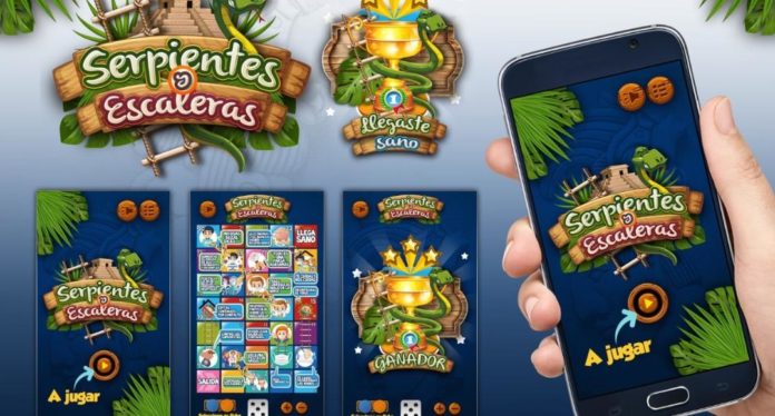 Este es Serpientes y Escaleras, un juego en versión digital que los Reyes Magos trajeron a todos los niños de Quintana Roo