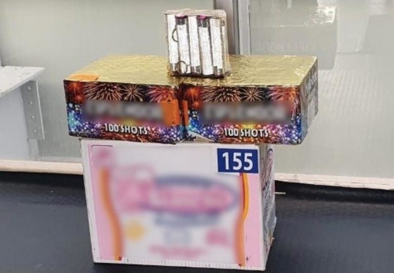 Una unidad canina de la Guardia Nacional detectó varios kilogramos de pólvora dentro de una caja de malvaviscos; entérate a detalle