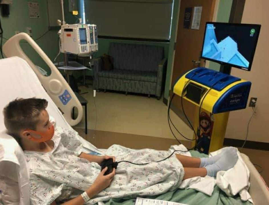 Crean estación de Nintendo Switch espaciales para hospitales 