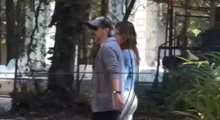 Carlos Espejel y su novia