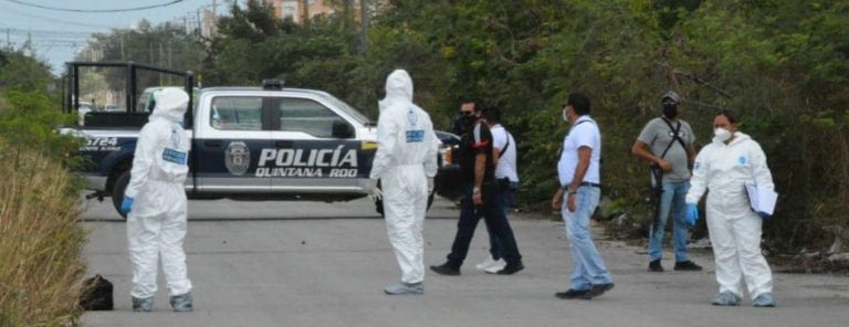 Encuentran en área verde de fraccionamiento de Cancún, piezas de cuerpo humano “embolsadas”