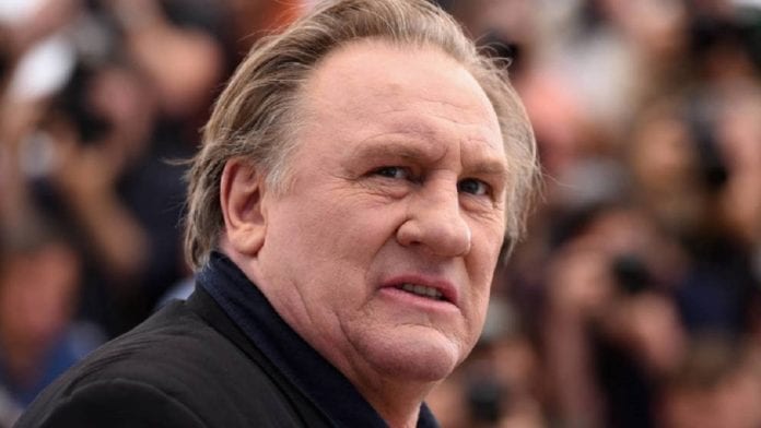 Por violación imputan formalmente al actor Gérard Depardieu