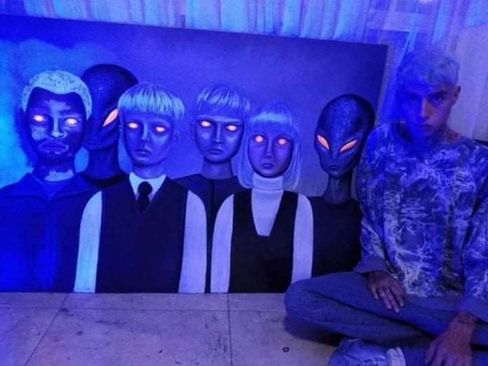 Conoce el trabajo en Holbox del muralista y pintor JH Jeff ¡Hay vida de otros mundos en la Tierra!