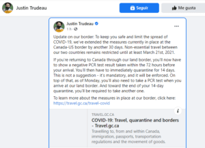 Justin Trudeau Facebook